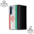 Iran Flag Distressed Galaxy Z Fold6 Clear Case